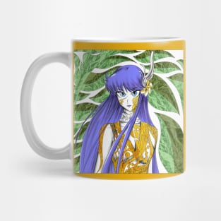 saori kido the athena goddess in saint seiya in sapuri of god Mug